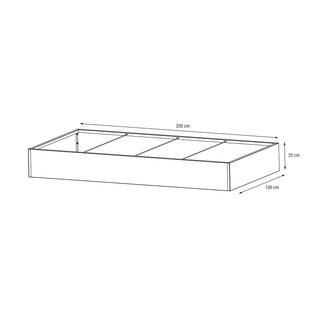 Verhoogde Moestuinbak Metaal 25 - 2m²