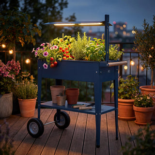 Urban Garden Trolley Anzuchttisch + Pflanzenlampe