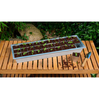 Zaaitray Metaal Potten Blank