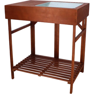 Umtopftisch Hartholz