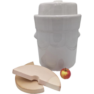 Sauerkrauttopf Weiß 20L (inkl. Steine)