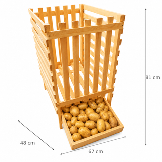 Kartoffelkiste Holz 50kg