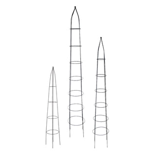 Plantensteun Piramide Metaal (set van 3)