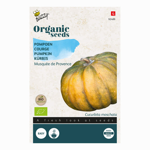 Buzzy Organic Eetbare Pompoen Musquée de Provence 92489