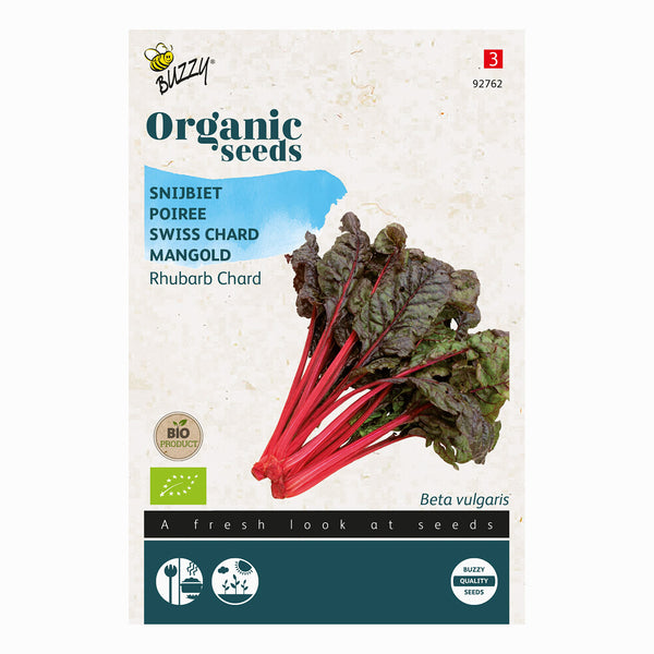 Buzzy Organic Snijbiet Rhubard Chard 92762