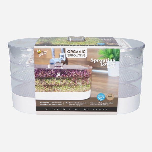 Buzzy Organic Sprouting Tower 3-laags