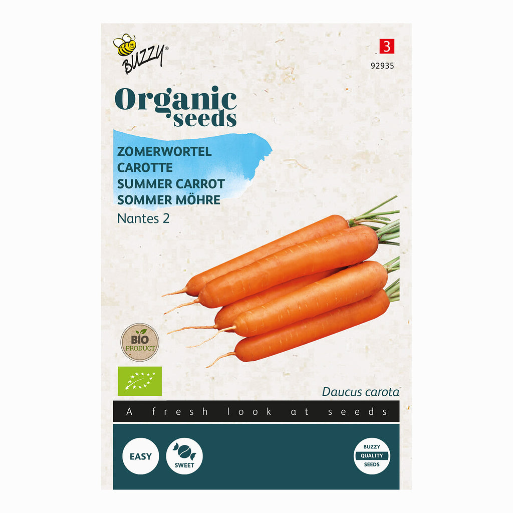 Buzzy Organic Zomerwortelen Nantes 2 92935